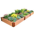 Modern Design Flower Box Waterproof Flower Bed Plant Engineering WPC Composite Flower Pots